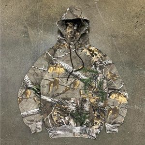 Vintage Style Real Tree Camo Russell Hoodie
